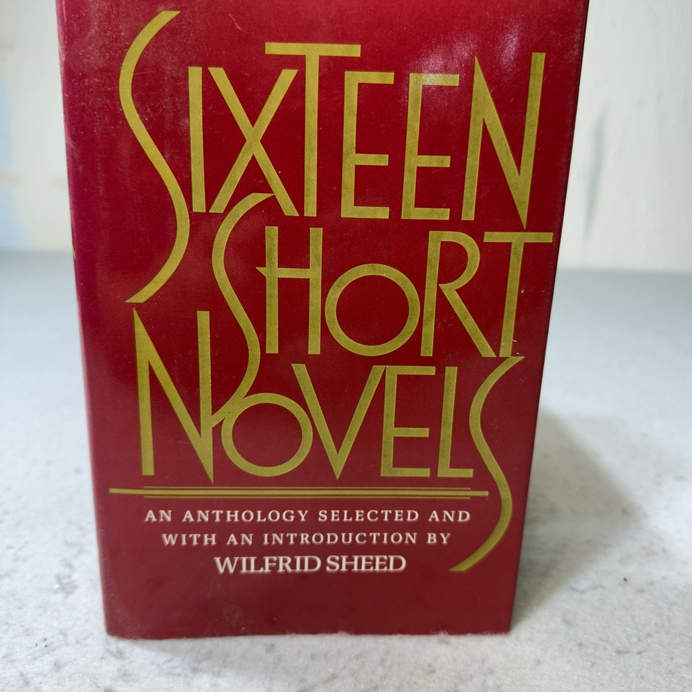 Sixteen Short Novels Anthology Wilfrid Sheed Hardcover Fiction John Steinbeck‎